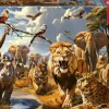 Educa Dieren|1000-1499<Wilde Dieren - puzzel 1000 stukjes