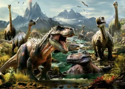 Educa Dieren|1000-1499<Woeste Dinosaurussen - puzzel 1000 stukjes
