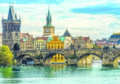 Educa Steden En Gebouwen|2000 En Meer<Zicht op Praag - puzzel van 2000 stukjes