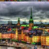 Educa Steden En Gebouwen|1000-1499<Zicht op Stockholm in Zweden - legpuzzel van 1000 stukjes
