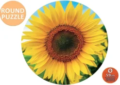 Kinderen Educa Legpuzzels|500-999<Zonnebloem - Cirkelvormige puzzel - 800 stukjes