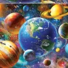 Kinderen Educa Astrologie & Wereldkaarten|Legpuzzels<Zonnestelsel - legpuzzel van 500 stukjes