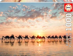 Educa Dieren|Landschappen<Zonsondergang in Australië - puzzel 1000 stukjes