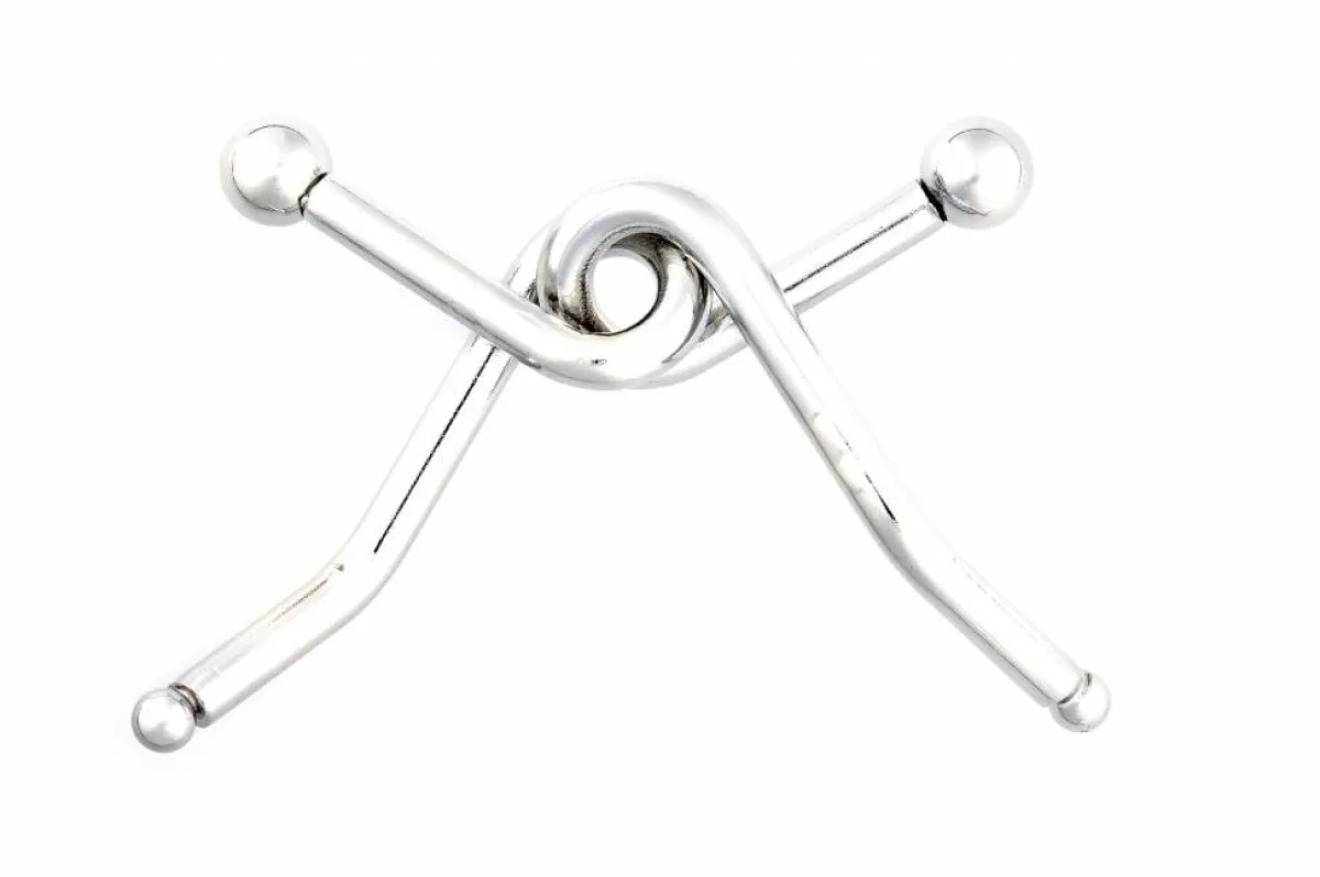 Eureka Breinbrekers<Mania Puzzels - Rood - 4 metalen breinbrekers in doos