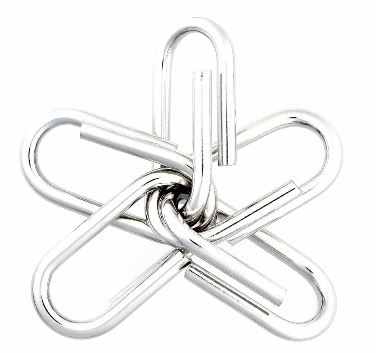 Eureka Breinbrekers<Mania Puzzels - Rood - 4 metalen breinbrekers in doos