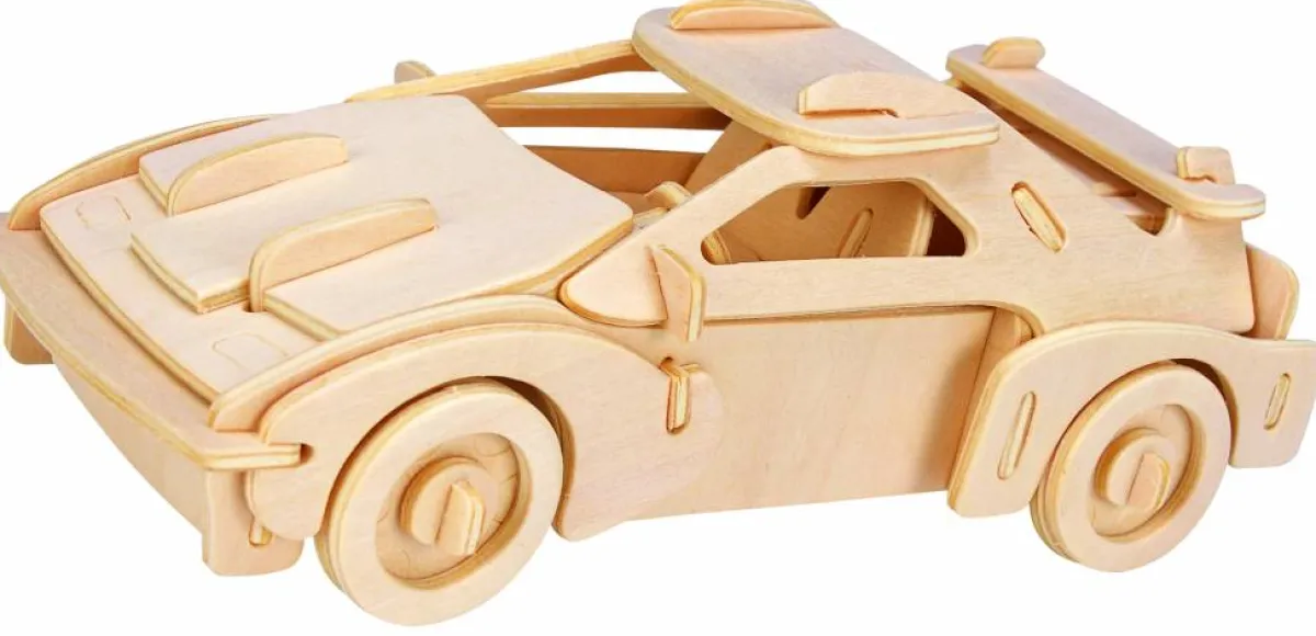 Kinderen Eureka 3d Puzzels|3dpuzzels<Racewagen - Gepetto's Workshop - 3D puzzel