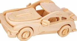 Kinderen Eureka 3d Puzzels|3dpuzzels<Sportwagen - Gepetto's Workshop - 3D puzzle in hout