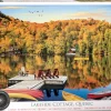 Eurographics Puzzles Landschappen|1000-1499<Cottage aan het meer - Quebec - puzzel van 1000 stukjes