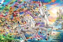 Eurographics Puzzles Kunst En Cultuur|2000 En Meer<Eenhoorn fantasie - puzzel van 2000 stukjes