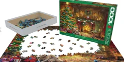 Eurographics Puzzles Tekening|Dieren<Feestelijke Labradors - puzzel van 1000 stukjes