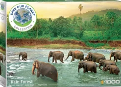 Eurographics Puzzles Landschappen|Kunst En Cultuur<Het regenwoud - puzzel van 1000 stukjes
