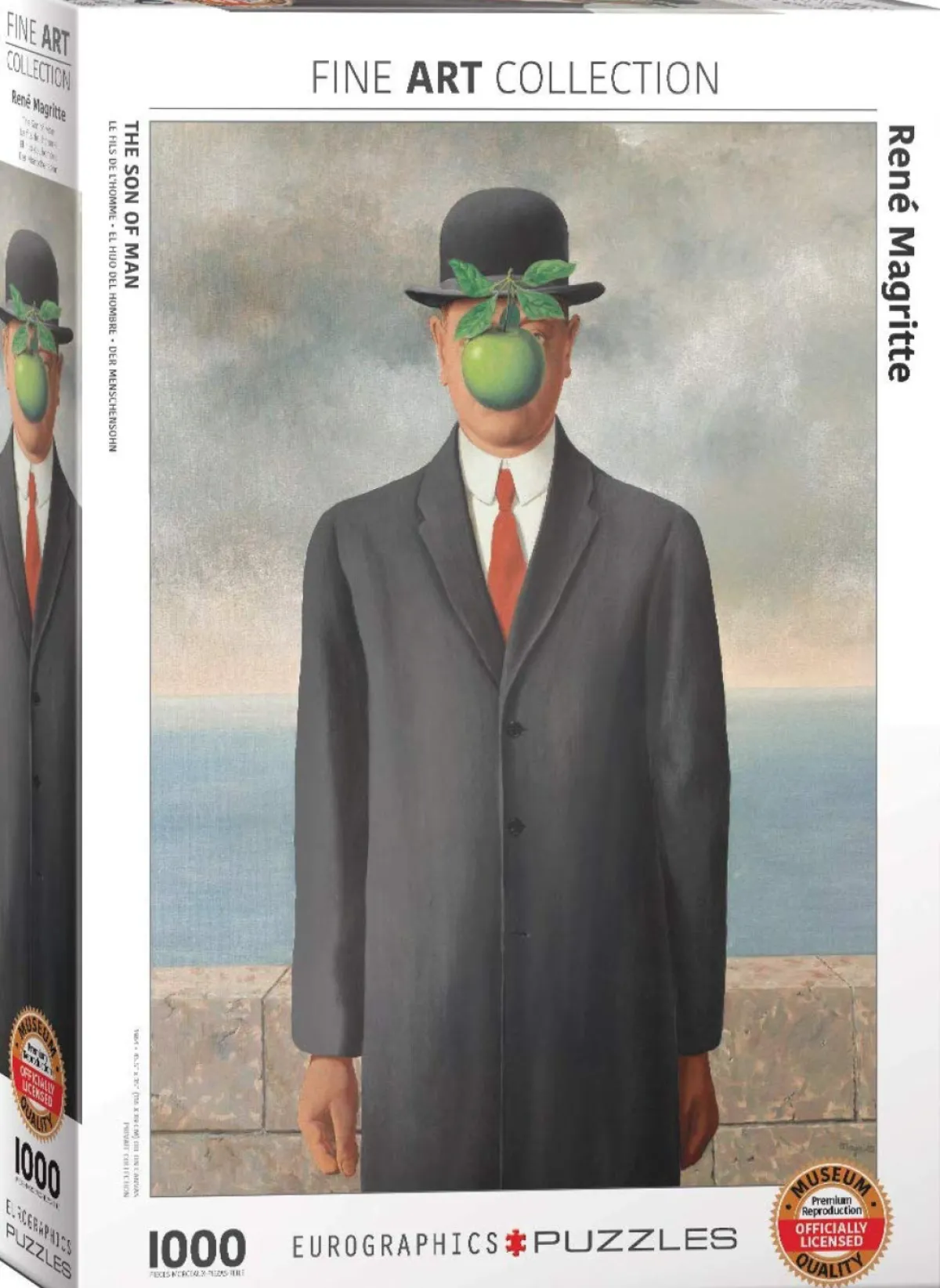 Eurographics Puzzles Kunst En Cultuur|1000-1499<Magritte - De zoon der mensheid- puzzel van 1000 stukjes