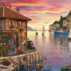 Eurographics Puzzles Kunst En Cultuur|Steden En Gebouwen<Middellandse haven - puzzel van 1000 stukjes
