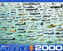 Eurographics Puzzles Kunst En Cultuur|2000 En Meer<Militaire Luchtvaart - Collage - puzzel van 2000 stukjes