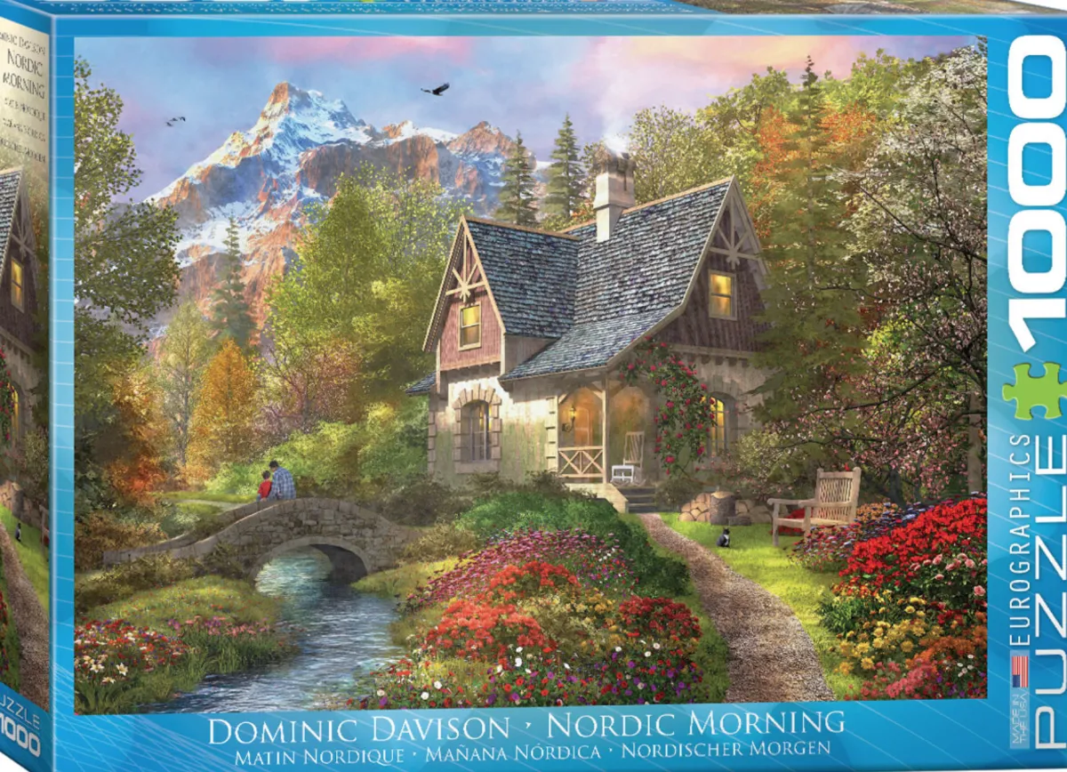 Eurographics Puzzles Kunst En Cultuur|Steden En Gebouwen<Nordic Morning - puzzel van 1000 stukjes