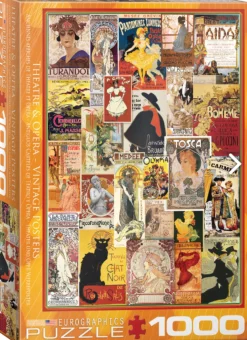 Eurographics Puzzles Kunst En Cultuur|1000-1499<Theater & Opera Vintage Posters - puzzel van 1000 stukjes