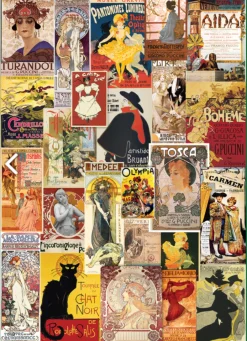 Eurographics Puzzles Kunst En Cultuur|1000-1499<Theater & Opera Vintage Posters - puzzel van 1000 stukjes