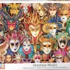 Eurographics Puzzles Stilleven|Kunst En Cultuur<Venetiaanse Maskers - puzzel van 1000 stukjes