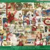 Eurographics Puzzles Kunst En Cultuur|1000-1499<Vintage Kerstkaarten - puzzel van 1000 stukjes
