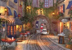 Eurographics Puzzles Kunst En Cultuur|Steden En Gebouwen<Voetgangersstraatje in Frankrijk - puzzel van 1000 stukjes