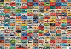 Eurographics Puzzles Kunst En Cultuur|2000 En Meer<Volkswagen Groovy Bus - Collage - puzzel van 2000 stukjes