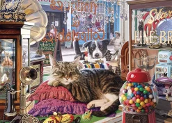 Gibsons Dieren|Tekening<Abbey's Antiekwinkel- puzzel van 1000 stukjes