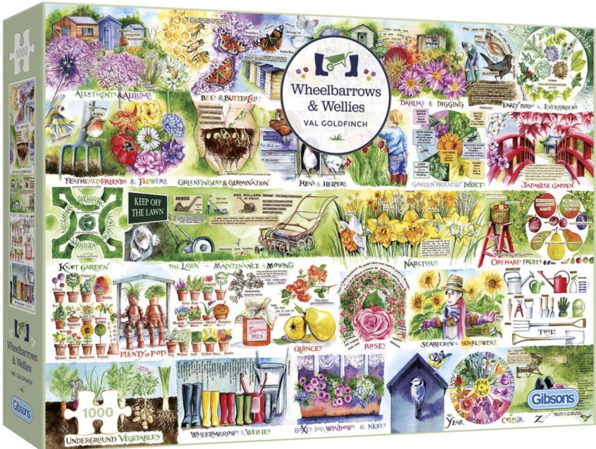 Gibsons Tekening|1000-1499<Alles voor de tuin - puzzel van 1000 stukjes