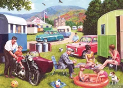 Gibsons Steden En Gebouwen|500-999<Caravan uitstapjes - 2 puzzels van 500 stuks