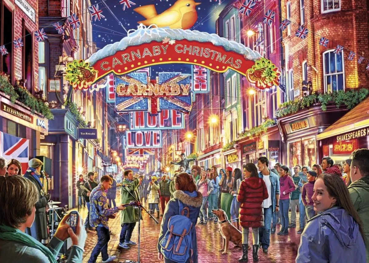 Gibsons 500-999<Carnaby Street - puzzel van 500 stukjes