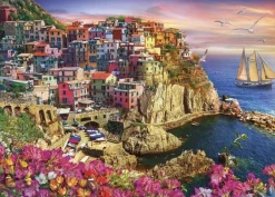 Gibsons Tekening|1000-1499<Dromen van Cinque Terre - puzzel van 1000 stukjes