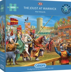 Gibsons Tekening|1000-1499<Het steekspel bij Warwick - puzzel van 1000 stukjes