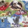 Gibsons Tekening|Dieren<Katten - puzzel van 12 XXL stukjes