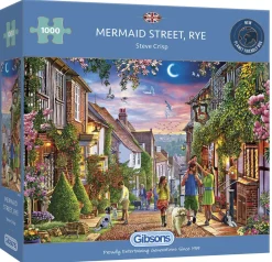 Gibsons Tekening|Dieren<Mermaid Street in Rye - puzzel van 1000 stukjes