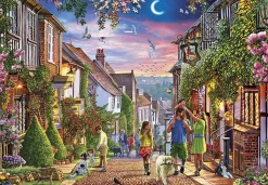 Gibsons Tekening|Dieren<Mermaid Street in Rye - puzzel van 1000 stukjes