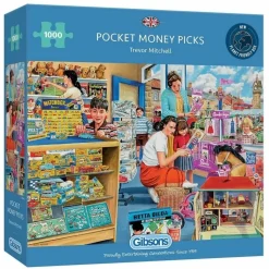 Gibsons Tekening|1000-1499<Pocket Money Picks - puzzel van 1000 stukjes