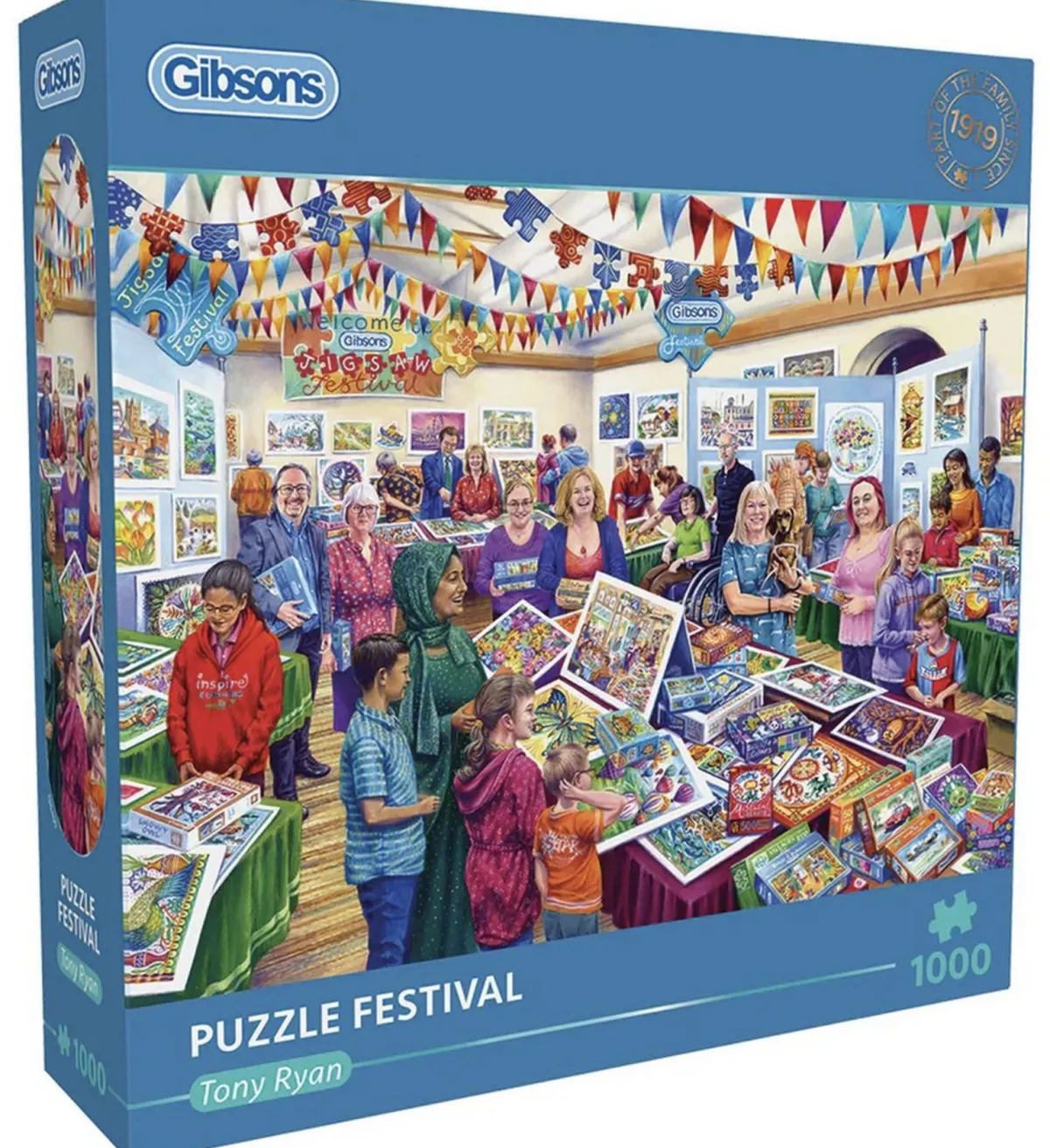Gibsons Tekening|1000-1499<Puzzelfestival - puzzel van 1000 stukjes