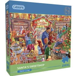 Gibsons Tekening|100-499<Santa's Sweetshop - puzzel van 250XL stukjes