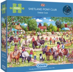 Gibsons Tekening|Dieren<Shetland Pony Club - puzzel van 250XL stukjes