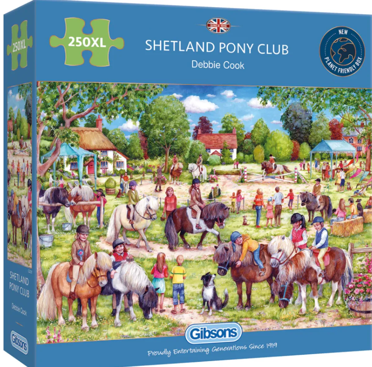 Gibsons Tekening|Dieren<Shetland Pony Club - puzzel van 250XL stukjes