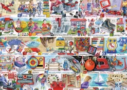 Gibsons Tekening|1000-1499<Space Hoppers & Scooters - puzzel van 1000 stukjes
