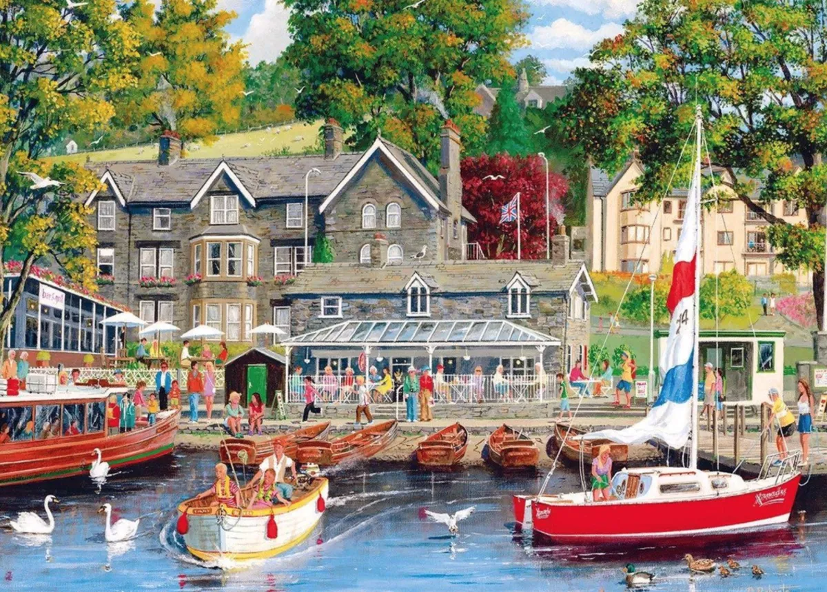 Gibsons Tekening|1000-1499<Summer in Ambleside - puzzel van 1000 stukjes