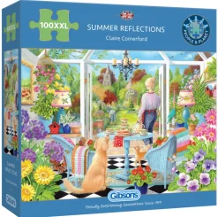 Gibsons Tekening|Dieren<Summer Reflections - puzzel van 100 XXL stukjes