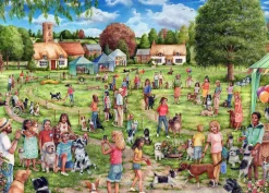 Gibsons Tekening|Dieren<The Village Dog Show - puzzel van 1000 stukjes