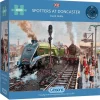 Gibsons Tekening|1000-1499<Treinspotters in Doncasters - puzzel van 1000 stukjes
