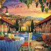 Gibsons Tekening|1000-1499<Tuscany Sunset - puzzel van 1000 stukjes