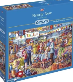 Gibsons Tekening|1000-1499<Zo goed als Nieuw - puzzel van 1000 stukjes