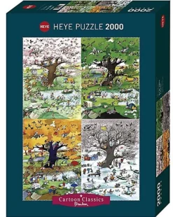Heye Tekening|2000 En Meer<4 seizoenen - puzzel van 2000 stukjes
