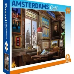 House of Holland Tekening|Kunst En Cultuur<Amsterdams Café - puzzel van 1000 stukjes