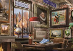 House of Holland Tekening|Kunst En Cultuur<Haags Café - puzzel van 1000 stukjes