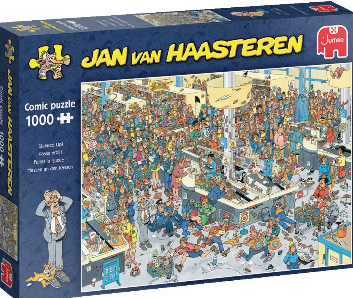 Jumbo 1000-1499<Kassa Erbij! - Jan van Haasteren - puzzel van 1000 stukjes